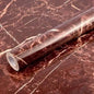 Autumn Brown | Marble Sheet Sticker 60x200cm | Waterproof Self-Adhesive PVC Wallpaper for Furniture Walls