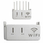 Light Gray WiFi Router Storage Box & Wall Mount Shelf  Universal Cable Organizer | Space-Saving Holder for Modem, Set-Top Box & Smart Devices | Home & Office Use