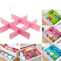 Drawer Organizer Board Storage Box | Adjustable Clapboard Divider Set | 4 Pcs