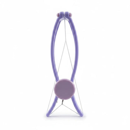 Nova Mart purple handheld cotton threading device for precise facial hair removal and eyebrow shaping at home.
